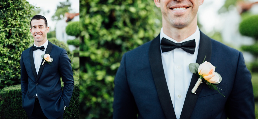 Avalon Hotel wedding Palm Springs groom